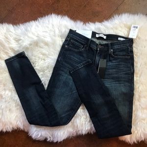 Banana republic skinny ankle dark jeans sz 25 NWT
